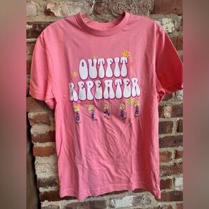 Disney Parks Lizzie McGuire Outfit Repeater Pink Adult T-Shirt NEW